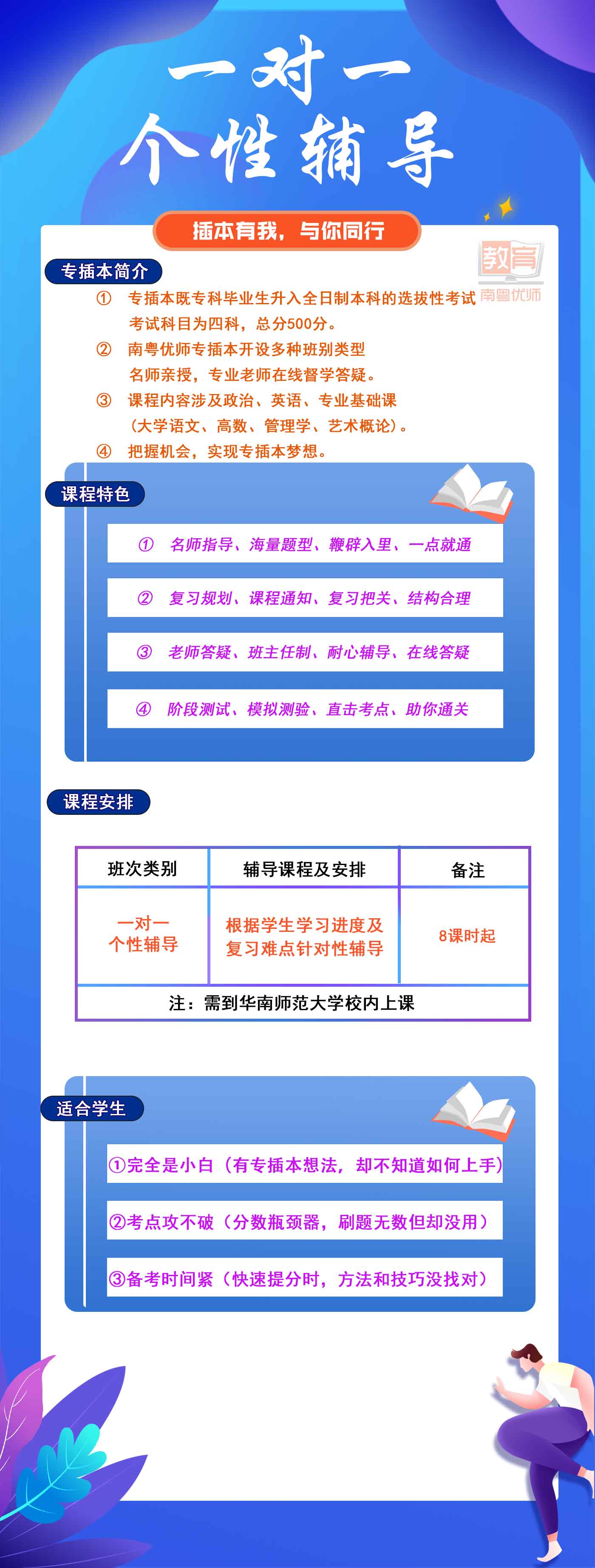 南粤优师一对一个性辅导