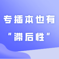 突然发现专插本也有“滞后性”！应该如何应对？